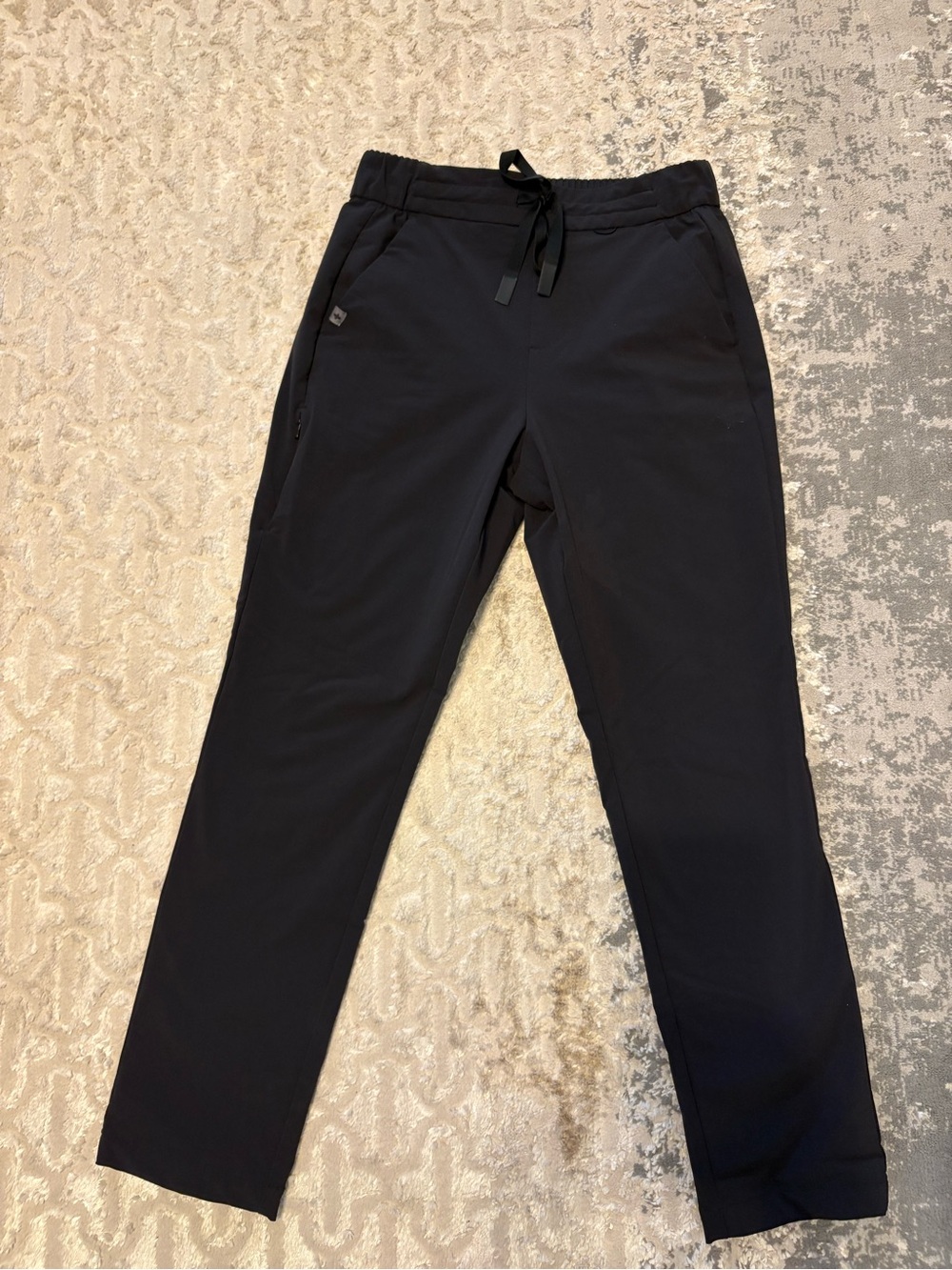 Figs Women's Black Drawstring Jogger Pants